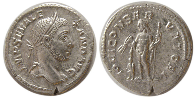 ROMAN EMPIRE. Severus Alexander. 228-231 AD. AR Denarius (2.83 gm; 18 mm). Rome....