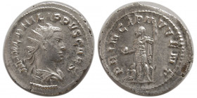 ROMAN EMPIRE; Philip II. As Caesar, AD. 244-247. AR Antoninianus