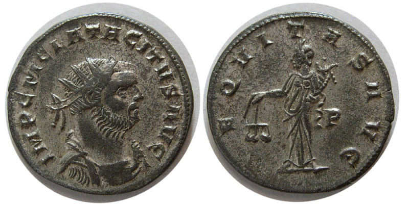 ROMAN EMPIRE. Tacitus. 275-276 AD. Silvered Antoninianus (3.68 gm; 20 mm). Sisci...