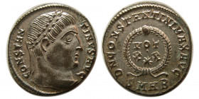 ROMAN EMPIRE. Constantine I. 307-337 AD. Æ Silvered Follis