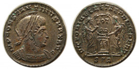 ROMAN EMPIRE. Constantine I. Æ Silvered Follis. Scarce!