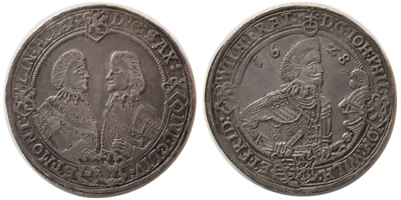 GERMAN STATES, Saxe-old Altenburg. Johann Wilhelm IV. 1602-1632. Silver Taler (2...