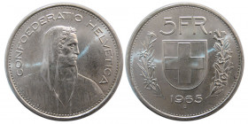SWITZERLAND. Helvetica. 1965. 5 Francs