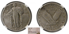 UNITED STATES. 1930. 25 Cents(Quarter). NGC-AU50.