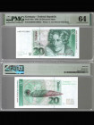 GERMANY-Federal Republic. Pick 39b. 1993 20 Deutsche Mark.