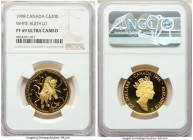 Elizabeth II gold Proof "White Buffalo" 200 Dollars 1998 PR69 Ultra Cameo NGC, Royal Canadian mint, KM317. AGW 0.5049 oz.

HID09801242017

© 2022 Heri...