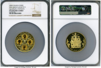 Elizabeth II gold Proof "Quadruple Portraits" 300 Dollars 2004 PR69 Ultra Cameo NGC, Royal Canadian mint, KM517. Struck in 0.5833 fine gold. Sold with...