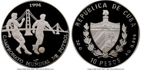 Republic 11-Piece Lot of Certified 10 Pesos NGC, 1) "Moscow Olympics - Three Athletic Figures" 10 Pesos 1980 - MS66 2) "Camilo Cienfuegos" Proof 10 Pe...
