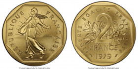 Republic gold Specimen Piefort 2 Francs 1979 SP67 PCGS, Paris mint, KM-P642. Mintage: 600.

HID09801242017

© 2022 Heritage Auctions | All Rights Rese...