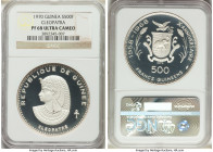 Republic 7-Piece Lot of Certified Proof "Egypt" 500 Francs 1970 Ultra Cameo NGC, 1) "Cleopatra" 500 Francs - PR68 2) "Echnaton" 500 Francs - PR67 3) "...