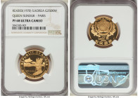 South Korea. Republic gold Proof "Queen Sunduk" 2500 Won KE 4303 (1970)-(a) PR68 Ultra Cameo NGC, Paris mint, KM15.2. Mintage: 100. AGW 0.2801 oz. 

H...