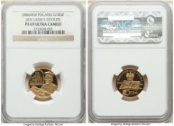 Republic gold Proof "Jan Laski's Statute" 100 Zlotych 2006-MW PR69 Ultra Cameo NGC, Warsaw mint, KM-Unl. Mintage: 9,000. Sold with plastic case and CO...