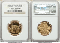Republic gold Proof "Greater Poland Uprising" 200 Zlotych 2008-MW PR70 Ultra Cameo NGC, Warsaw mint, KM-Y660. Mintage: 9,400. Sold with plastic case a...