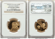 Republic gold Proof "Zbigniew Herbert" 200 Zlotych 2008-MW PR69 Ultra Cameo NGC, Warsaw mint, KM-Y643. Mintage: 11,200. Sold with plastic case and COA...