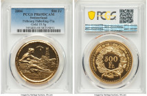 Confederation gold Proof "Fribourg Shooting Festival" 500 Francs 2004 PR69 Deep Cameo PCGS, KM-XS68, Häb-71a. 15.5gm. Mintage: 150. AGW 0.4978 oz. 

H...