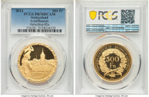 Confederation gold Proof "Schaffhausen Shooting Festival" 500 Francs 2014 PR70 Deep Cameo PCGS, KM-X-Unl., Häb-92a. Mintage: 180. 

HID09801242017

© ...