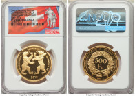 Confederation gold Proof "Vögelinsegg-Appenzell Shooting Festival" 500 Francs 2019 PR70 Ultra Cameo NGC, KM-X-Unl., Häb-107a. Mintage: 200.

HID098012...