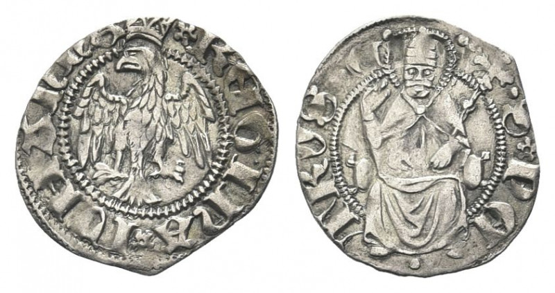 AQUILA (L’)
Giovanna II di Durazzo Regina, 1414-1435. 
Cella.
Ag gr. 0,95
Dr...