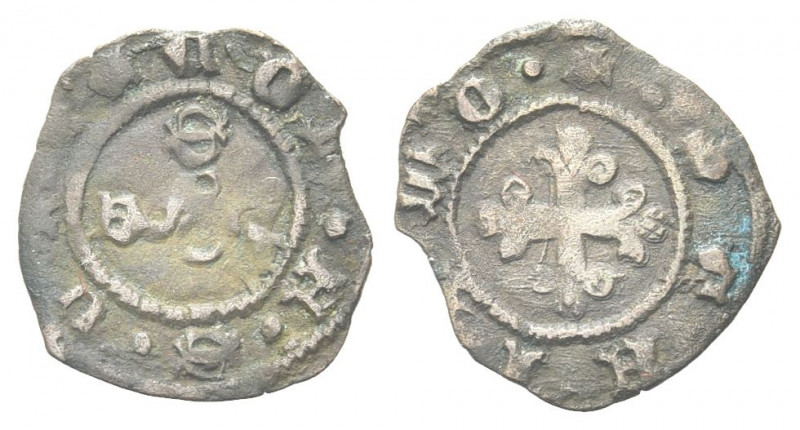 FERMO
Francesco Sforza, 1434-1446.
Picciolo.
Æ gr. 0,50
Dr. F S VICECOM. Bis...