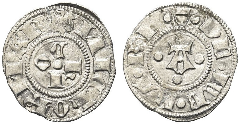 FERRARA
Nicolò III d’Este, 1393-1441.
Marchesano Grosso.
Ag gr. 1,14
Dr. aqu...