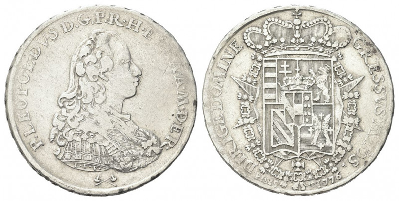 FIRENZE
Pietro Leopoldo I d’Asburgo Lorena, 1765-1790.
Francescone 1776.
Ag g...