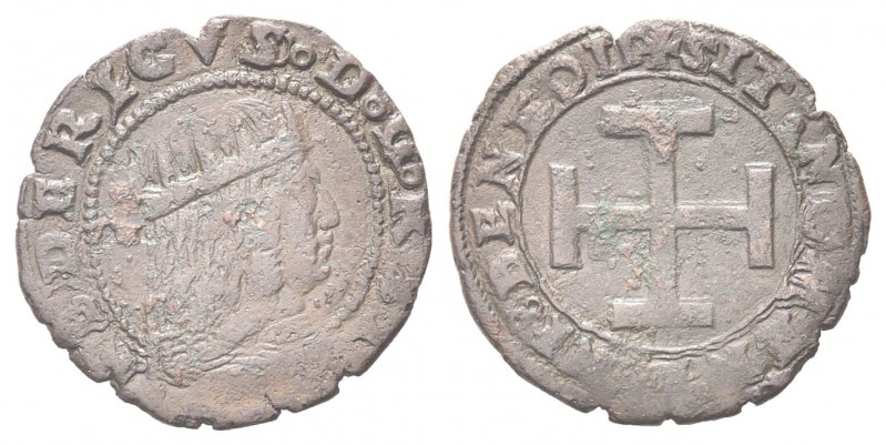 NAPOLI
Federico III d’Aragona, Re di Napoli, 1496-1501.
Sestino.
Æ gr. 2,00
...