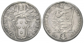 ROMA
Clemente X (Emilio Altieri), 1670-1676.
Testone.
Ag gr. 9,44
Dr. CLEMENS X - PONT MAX. Stemma sormontato da triregno e chiavi decussate.
Rv....