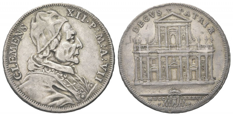 ROMA
Clemente XII (Lorenzo Corsini), 1730-1740. 
Mezza Piastra 1736 a. VII.
A...