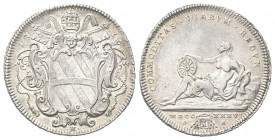 ROMA
Clemente XII (Lorenzo Corsini), 1730-1740. 
Testone (MDCCXXXVI) 1736. 
Ag gr. 8,33
Dr. Anepigrafe. Stemma a targa sormontato da triregno e ch...