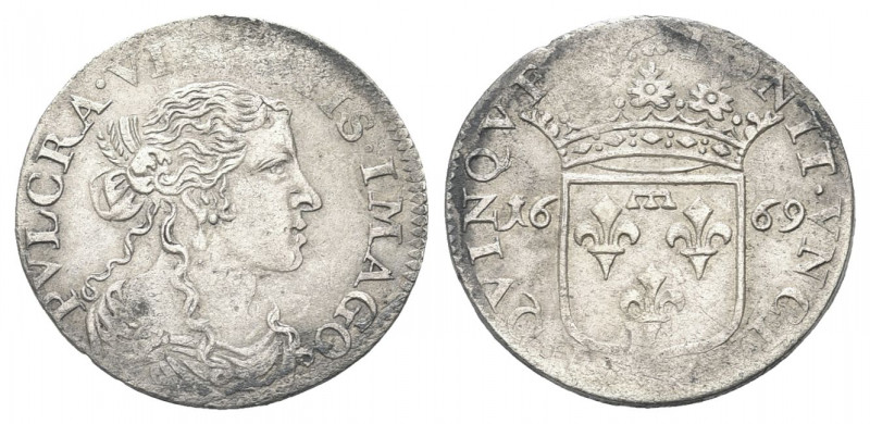 TORRIGLIA
Violante Doria Lomellini, 1654-1671.
Luigino 1669. 
Mi gr. 2,23
Dr...