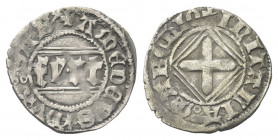 SAVOIA ANTICHI
Amedeo VIII Duca, 1416-1440.
Quarto di Grosso II Tipo, Chambery (?).
Mi gr. 1,39
Dr. AMEDEVS DVX SAB’. FERT (in gotico) tra 4 rette...