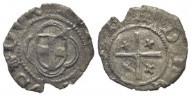 SAVOIA ANTICHI
Amedeo VIII Duca, 1416-1440.
Obolo di Bianchetto.
Mi gr. 0,71
Dr. AMEDEVS DVX. Scudo sabaudo incornice doppia quadrilobata.
Rv. SA...