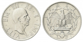 REGNO D’ITALIA
Vittorio Emanuele III, 1900-1943.
2 Lire 1936 a. XIV Roma, Impero.
Ni
Dr. Testa scoperta del sovrano, rivolta a d.
Rv. Corona di a...