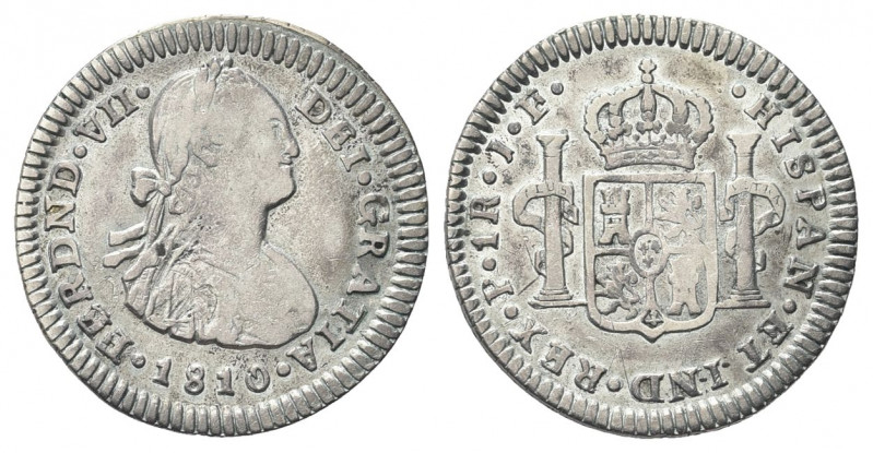 COLOMBIA
Ferdinando VII di Spagna, 1808-1833.
1 Real 1810 JF, zecca di Santa F...