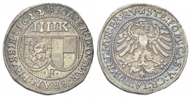 GERMANIA
Joachim Ernest, 1603-1625.
Brandeburg-Ansbach 4 Kreuzer (Batzen) 1622.
Ag gr. 2,57
Dr. IOA ER D G MAR BRAN PRV SSIE 1622. Due stemmi affi...