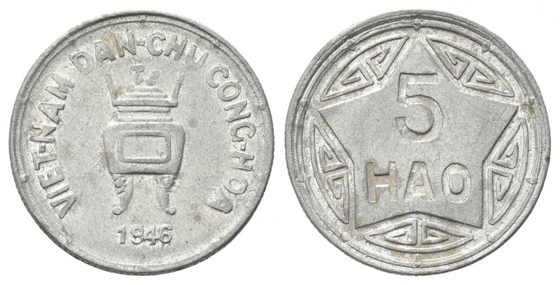VIETNAM
Vietnam del Nord, 1945 - 1975.
5 Hao.
Al gr. 2,49
Dr. VIET - NAM DAN...