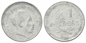 VIETNAM
Vietnam del Nord, 1945 - 1975.
Dong 1946.
Al gr. 4,68
Dr. VIET - NAM DAN - CHU CONG - HOA. Testa a d. di Ho Chi Minh.
Rv.1 ĐỒNG. Spiga di...