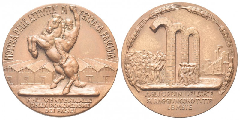 FERRARA
Ventennio Fascista, dal 1923 al 1943.
Medaglia 1941 a. XIX opus L. A. ...
