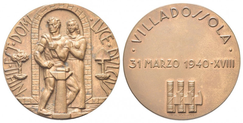 VILLADOSSOLA
Ventennio Fascista, dal 1923 al 1943.
Medaglia 1940 a. XVIII opus...