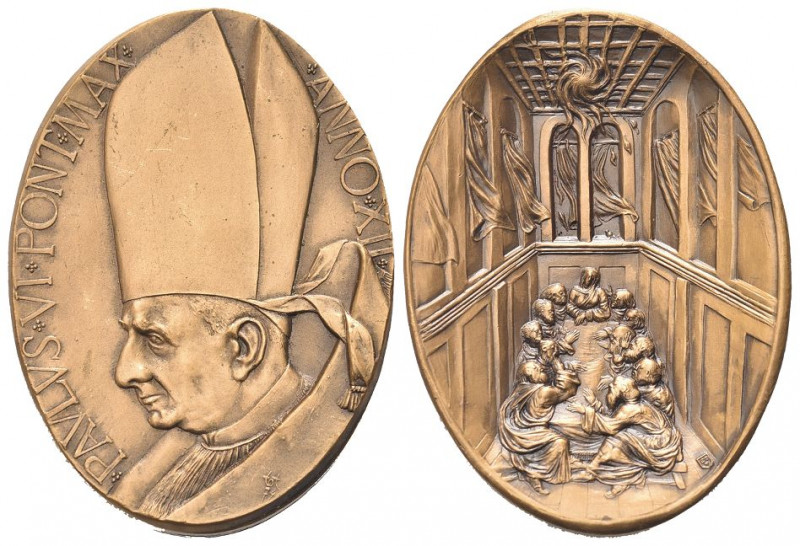 ROMA
Paolo VI (Giovanni Battista Montini), 1963-1978.
Medaglia 1974 a. XII opu...
