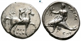 Calabria. Tarentum circa 281-272 BC. Nomos AR