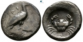 Sicily. Akragas 480-470 BC. Didrachm AR