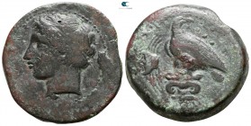 Sicily. Akragas 400-380 BC. Hemilitron Æ