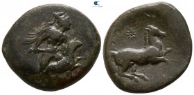 Sicily. Gela 339-310 BC. Litra Æ