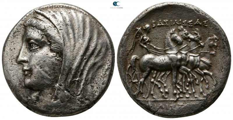 Sicily. Syracuse. Philistis, wife of Hieron II 275-215 BC. 
16 Litrai AR

25m...