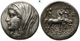 Sicily. Syracuse. Philistis, wife of Hieron II 275-215 BC. 16 Litrai AR