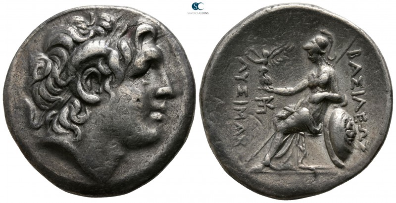 Kings of Thrace. Kyzikos. Lysimachos 305-281 BC. 
Tetradrachm AR

30mm., 16,9...