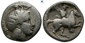 Thessaly. Pharsalos circa 450 BC. Drachm AR