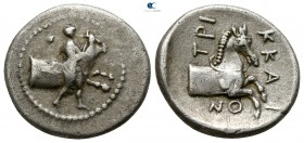 Thessaly. Trikka 440-400 BC. Hemidrachm AR