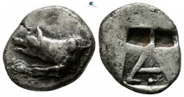 Argolis. Argos 480-430 BC. Triobol AR